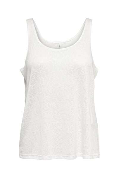 ONLY Onlfrida Tank Topjrs Noos Women's White Tank Top - 15194667