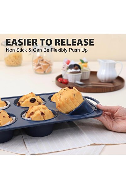 cc bin shihon Premium silicone mold for 6 mini cakes. Creativity in every bite.