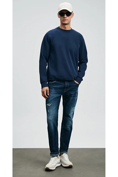 Lufian 112200229 Edgar Jean Men's Trousers Slim Fit Men's Jeans Trousers Denim