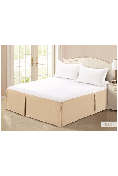 Reiashn Beige double-layered cornice bed sheet, 200*200 cm
