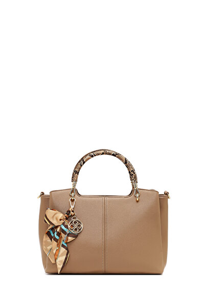 Derimod Women's Beige Long Strap Accessory Shoulder Bag 25Abd281518