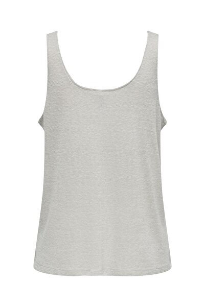 ONLY Onlfrida Tank Topjrs Noos Women's Gray Tank Top - 15194667