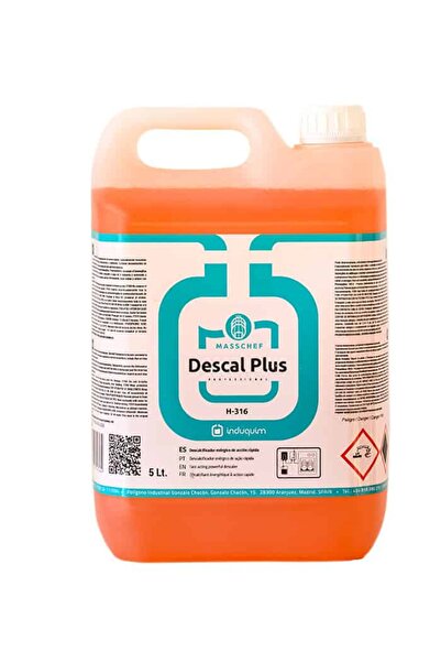 induquim Descaler for Professional Dishwashers, Descal Plus, 5 L