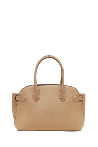 Derimod Women's Beige Long Strap Patterned Shoulder Bag 25Wbd285614