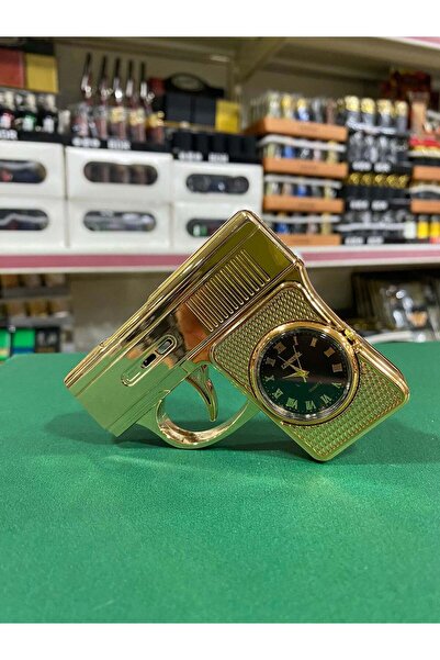 tutuştur Saatli Tabanca Çakmak