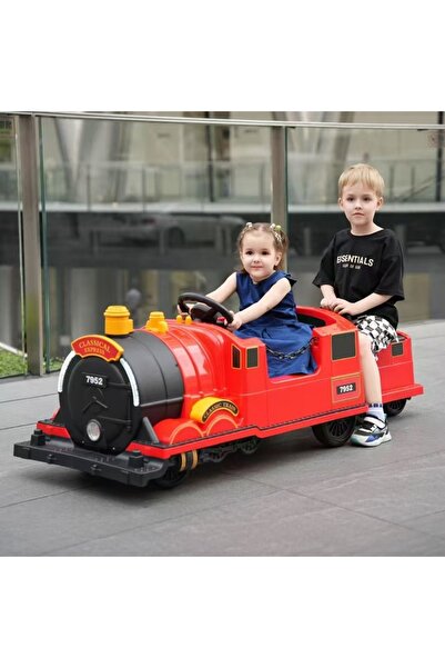 Toybox Kids Electric Ride on Train, Train with Tailor Children Electric Vehicle with MP3 Player and USB
