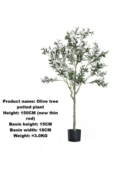 Generic Artificial Olive Tree, Faux Olive Plant, Dedicated to Indoor Decoration, Simulation
