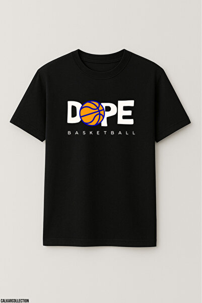 CALKARCOLLECTION تيشيرت كرة سلة للجنسين بمقاس كبير