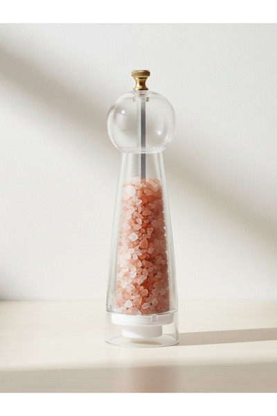 YNSK Luxury |   Purex |   Acrylic Salt and Pepper Grinder Spice Grinder Transparent with Luxury Gold Detail