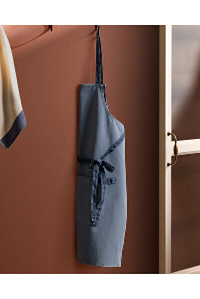 Madame Coco Fiori Kitchen Apron - Light Blue