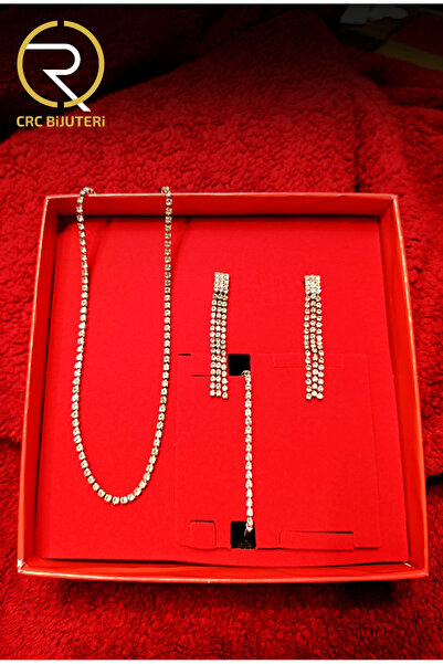 Crc Bijuteri Suyolu 3-Piece Elegant Gorgeous Set
