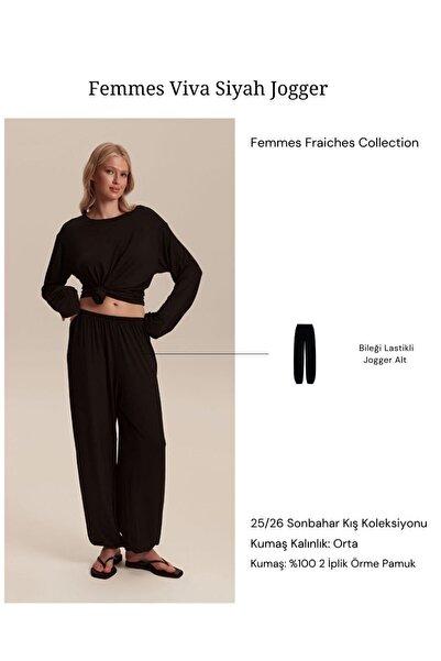 femmes fraiches Viva Siyah Jogger