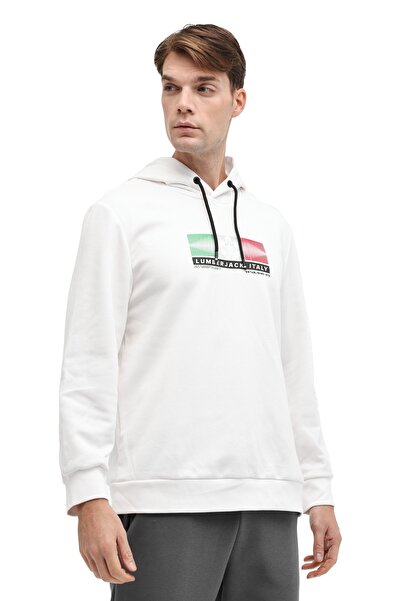 lumberjack Ml Magro 17Itl706 5Pr Ecru Men's Sweatshirt