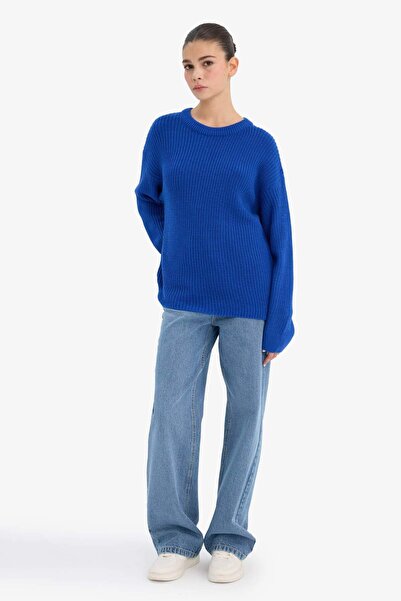 DeFacto Regular Fit Crew Neck Sweater H6905Az25Wn