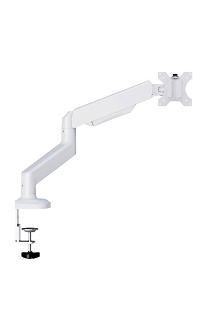 FlashHawk حامل شاشة فردي بذراع دوار كامل الحركة مع مشبك وقاعدة تثبيت للشاشة مقاس 13-32 بوصة