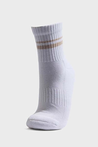 DeFacto Women's 3-Pack Cotton Towel Socks G6378Axns