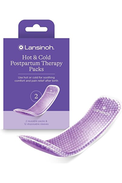 Lansinoh Hot and Cold Pads for Postpartum Essentials, 2 Count