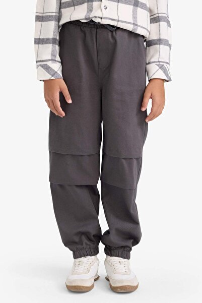 DeFacto Boy's 2-Piece Set Hooded Checkered Shirt Pants G4674A825Wn