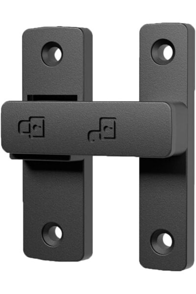 Generic ETEKJOY Heavy-Duty Flip Latch Lock 90/180 Degree (Black, 180 Degree)
