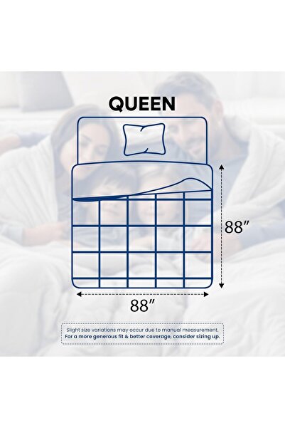 Utopia Bedding Comforter - All Season Queen Size Plush Siliconized Fiberfill - White - Box Stitched