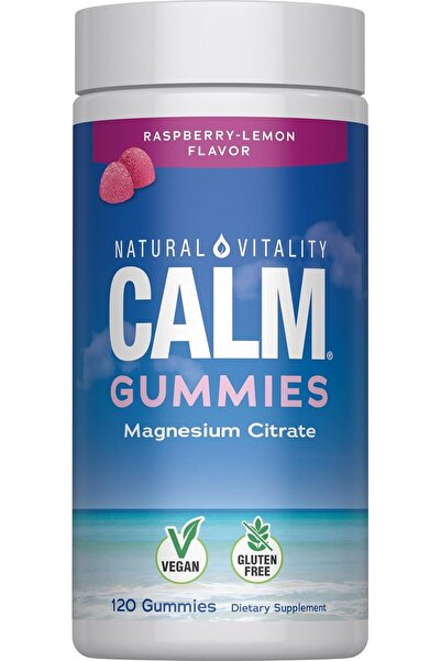 Natural Vitality Raspberry-Lemon Anti-Stress Gummies (120 Pieces)