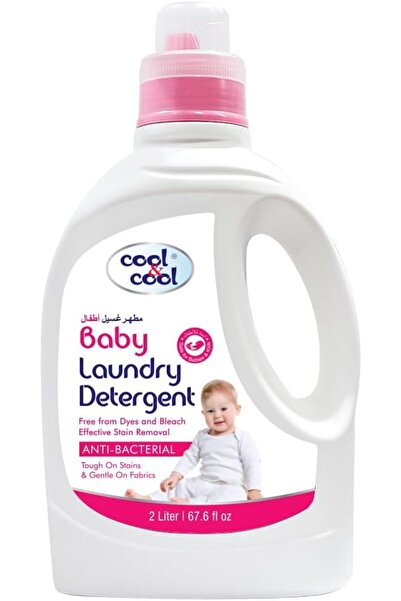 COOL & COOL منظف غسيل ملابس الأطفال 2 لتر - تنظيف لطيف وفعال وشامل، خالي من ا...