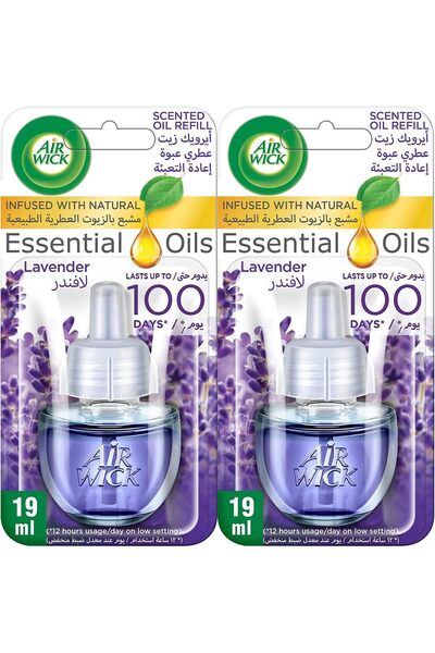 Air Wick Scented Oil Scent Diffuser Refill, Beach Escape Scent, 19 ml x2