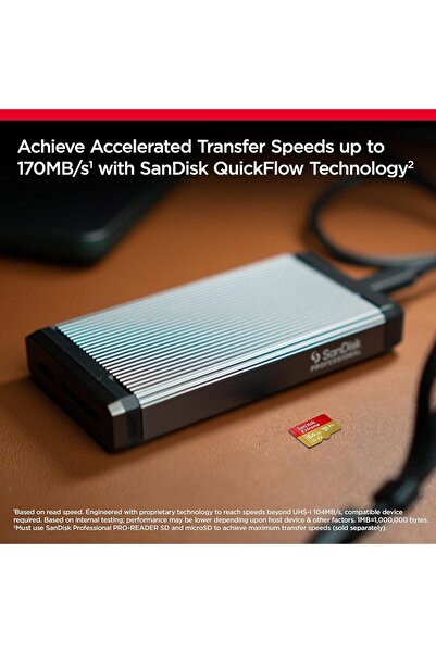 SanDisk 256GB Extreme microSDXC card + SD adapter