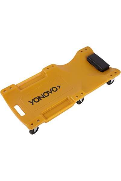 YONOVO زاحف سيارة بلاستيكي ميكانيكي مقاس 40 بوصة مع مسند رأس مبطن