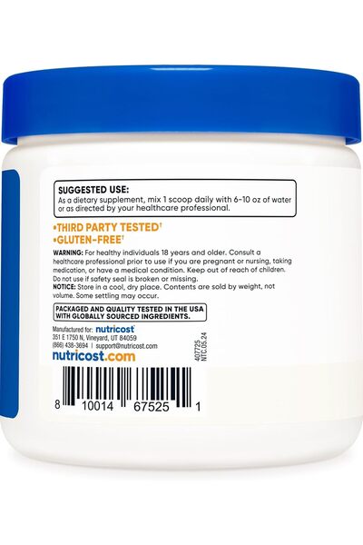 Nutricost L-Glutamine Powder 250 Grams