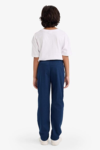 DeFacto Boy's Straight Leg Gabardine Trousers G3751A825Cw