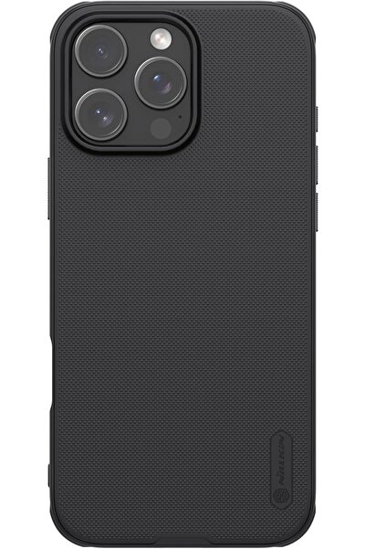 Nillkin جراب سوبر فروستيد شيلد برو لجهاز آبل آيفون 16 برو ماكس - أسود