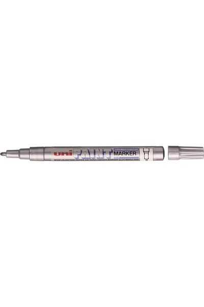 UNİ-BALL Paint Marker with Fine Tip - Silver (Pack of 12)