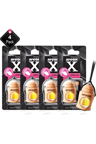 Areon - معطر جو فريسكو إكس برائحة العلكة - (عبوة من 4 قطع)