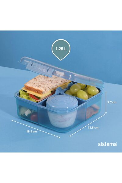 Sistema Bento Cube Ocean Bound 1.25L Bento Cube To Go