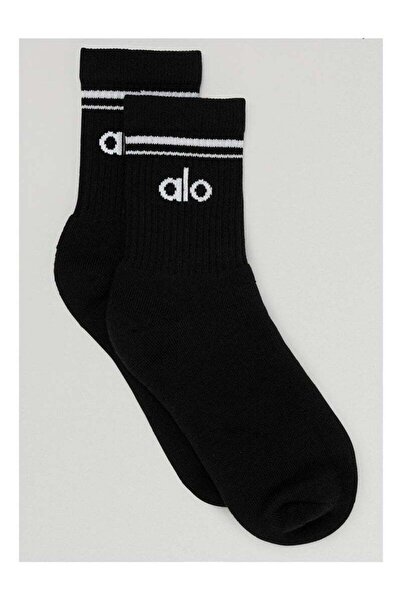 Alo Pure Cotton Socks - Suitable for both men and women. Mid-calf length. Anti-slip