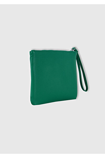 United Colors of Benetton Unisex Green Clutch Bag