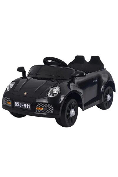 Toybox Luxury Electric Ride-On Car with 2 Seats and Sound Effects, Black