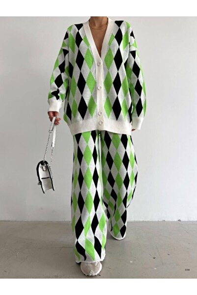 Modafeminen Knitwear set tr0208 white