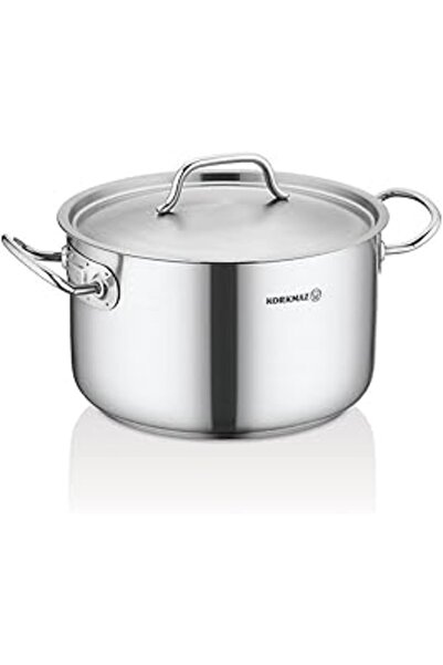 KORKMAZ Proline Gastro Stainless Steel Cooking Pot, 12 cm
