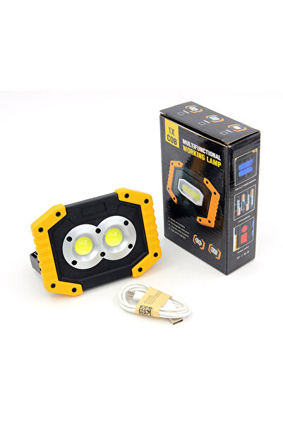 Choice W839 كشاف LED متعدد الوظائف محمول للشحن عبر USB، ضوء عمل للطوارئ في سو...