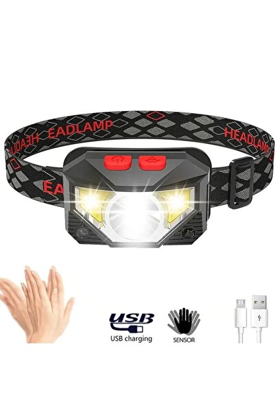 Choice SL03 8 Modes LED Headlight Handfress Motion Sensor Powerful Headlamp Head Lamp COB Flashlight Torch