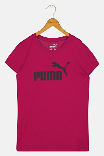 Puma Kids Girl Sportswear Fit Short Sleeve Outdoor T-Shirt, Purple