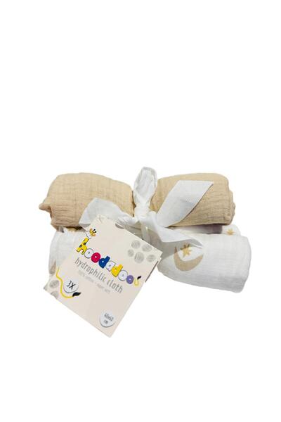 Hoddado Set 3 paturici muselina bebe, 60x60 cm, 100% bumbac, super soft, extr...