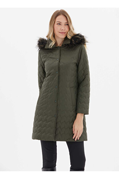 Selen Yeşil Kadın Mont 25KSL6172