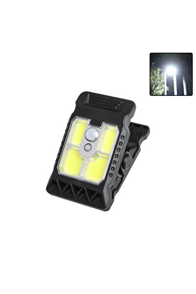 Choice6 مصباح COB صغير أبيض KDULIT مصباح LED محمول يعمل بالطاقة الشمسية مع مش...