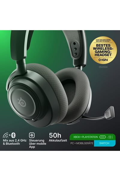 SteelSeries Arctis Nova 7X Wireless Gen 2 Xbox Gaming Headset - Black