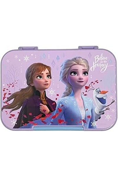 Disney Elsa and Anna Tritan Lunch Box with Push-Button Lock, Multi-color