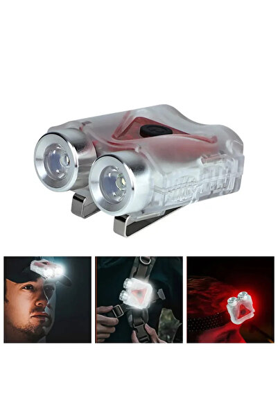 Choice CH618 1pc Multifunctionnal Hat Clip Waterproof Headlamp Camping Lamp R...