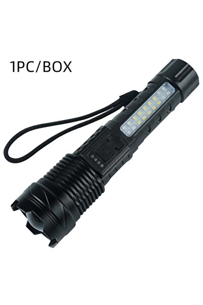 Choice مصباح يدوي A76 LED 30W P50 COB قوي الإضاءة محمول قابل لإعادة الشحن ومش...